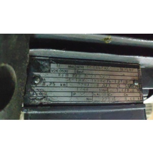 Motor eléctrico Ruhrgetriebe KG 0.25 kW 1300 RPM con reductor