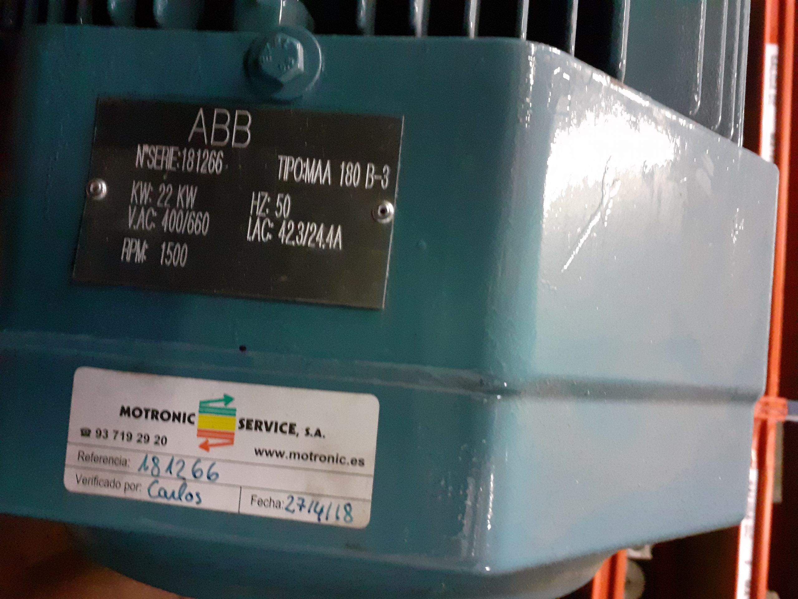 Motor Eléctrico Trifásico ABB MAA 180 B-3