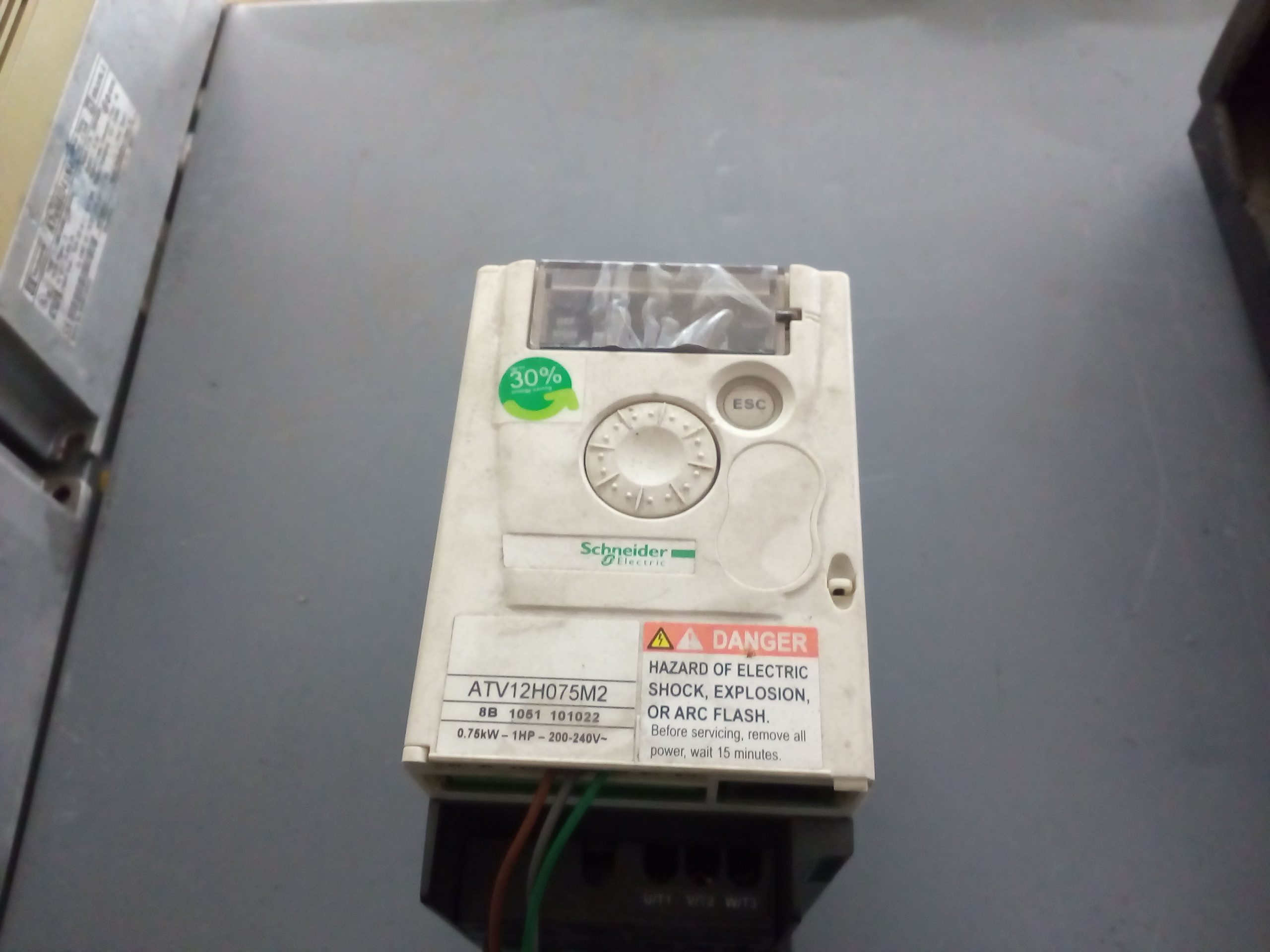 Variador de Velocidad Schneider ATV12 ATV12H075M2