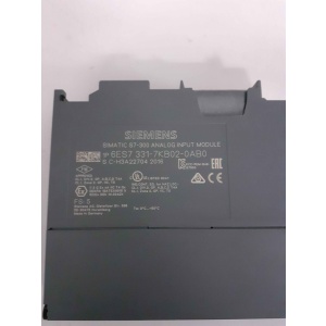 Módulo de Entradas Analógicas Siemens 6ES7 331-7KB02-0AB0, SM 331, 2 canales, resolución ajustable.