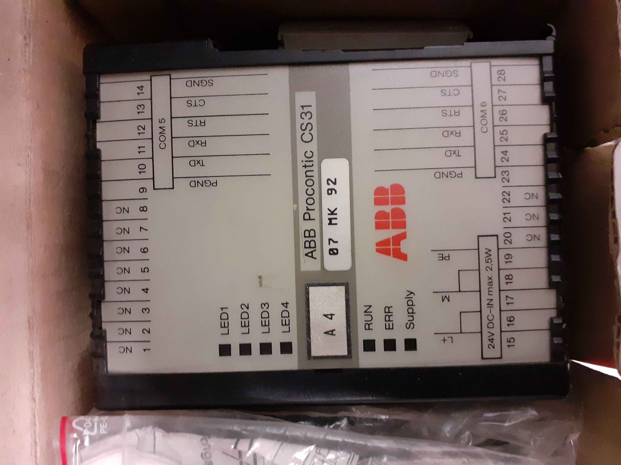 Módulo Procesador ABB 07KP92 GJR5251500R0161, optimización de comunicación en sistemas PLC.