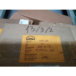 Placa Electrónica Man Roland 16.85451-0001, módulo de control para prensas offset.