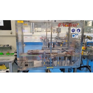 Depucker DP-L para extracción de envases de pucks en líneas de producción