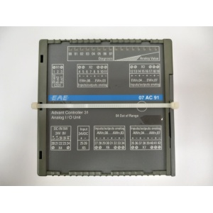 Módulo ABB 07AC91 (GJR5252300R0101) de control analógico para sistemas AC31