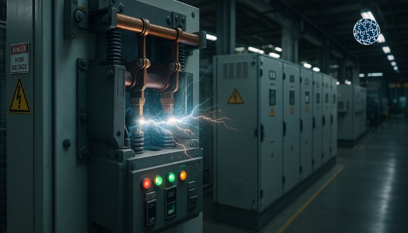 Definición de Disyuntores eléctricos industriales.