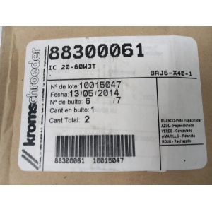 Actuador eléctrico Krom Schroder IC 20‑60W3T con 3 Nm de par y control por tres puntos