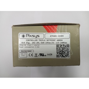 Controlador PID Pixsys ATR401-22ABC con 2 entradas analógicas y 3 salidas configurables