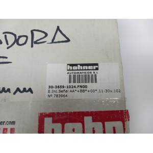 Encoder incremental Hohner 30‑3659‑1024.FN00 con eje hueco de 12 mm y carcasa IP65