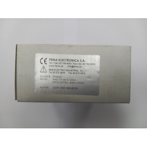 Indicador digital FEMA MAG‑35‑20‑6‑SP21 con entrada PT100 y doble relé