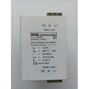 Filtro de red Lenze EZN2_013A001 (383 296) para compatibilidad electromagnética