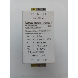 Filtro de red Lenze EZN2_008A001 (383 295) para compatibilidad EMC