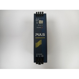 Fuente de alimentación PULS QS3.241, 24 V DC, 3,4 A, montaje DIN compacto.