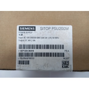 Fuente conmutada Siemens SITOP PSU200M 6EP1334-3BA10, 24 V, montaje en carril DIN, 240 W.