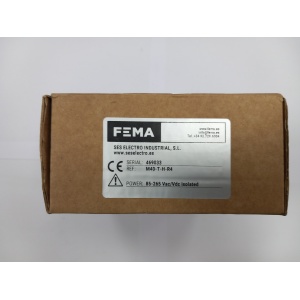 Indicador de temperatura FEMA M40-T-H-R4 con display LED y 4 relés