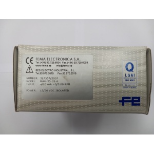 Indicador de panel FEMA MAG-35-32-6 para señales de voltaje DC con 3½ dígitos