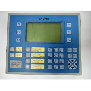 Panel HMI EP 9910 de Engin Plast con botones de control y pantalla LCD